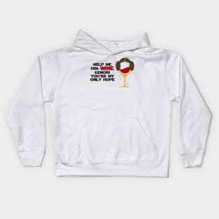 Obi-wine Kenobi Kids Hoodie